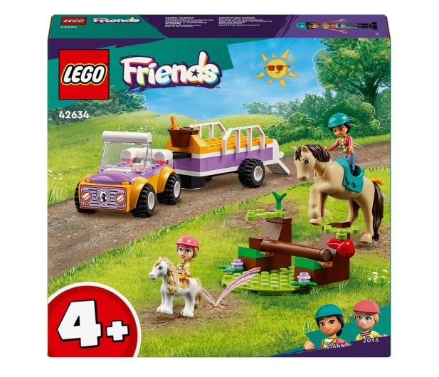 LEGO Friends 42634 Przyczepka dla konia i kucyka - 1202562 - zdjęcie