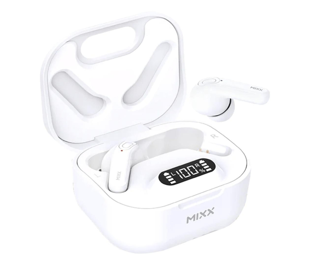 Mixx Audio Streambuds Mini Charge TWS białe - 1203711 - zdjęcie