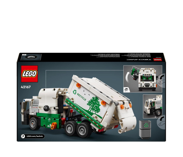 LEGO Technic 42167 Śmieciarka Mack® LR Electric - 1203599 - zdjęcie 8