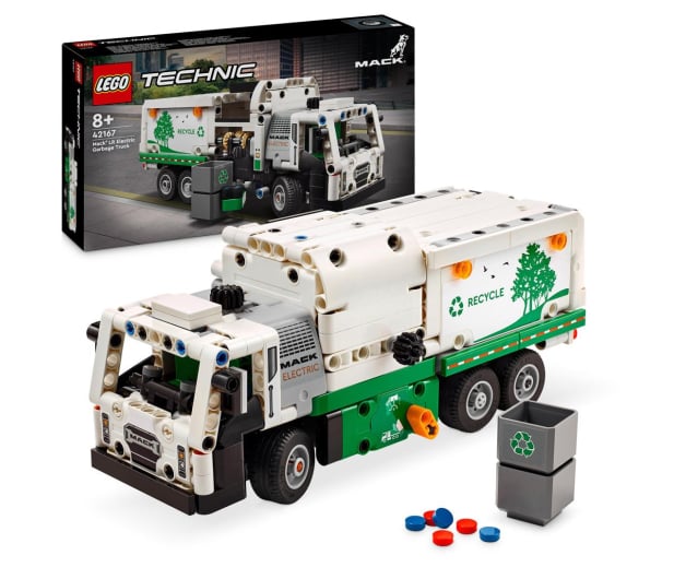 LEGO Technic 42167 Śmieciarka Mack® LR Electric - 1203599 - zdjęcie 2