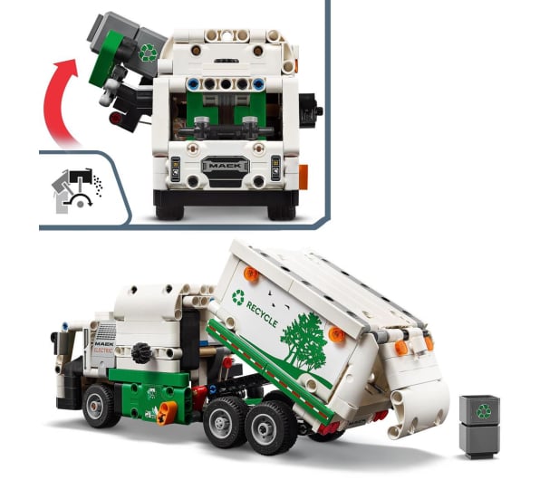 LEGO Technic 42167 Śmieciarka Mack® LR Electric - 1203599 - zdjęcie 4