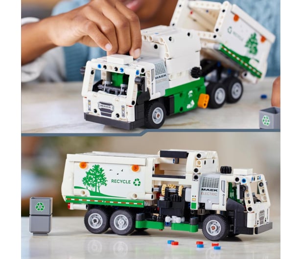 LEGO Technic 42167 Śmieciarka Mack® LR Electric - 1203599 - zdjęcie 6