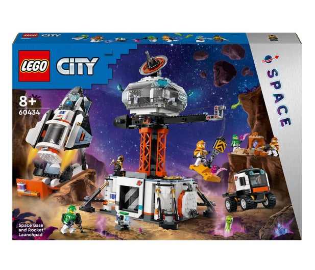 LEGO City 60434 Stacja kosmiczna i stanowisko startowe rakiety - 1203380 - zdjęcie