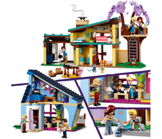 LEGO Friends 42620 Dom rodzinny Olly’ego i Paisley - 1203364 - zdjęcie 4