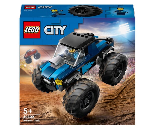 LEGO City 60402 Niebieski monster truck - 1202677 - zdjęcie
