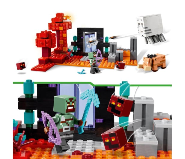 LEGO Minecraft 21255 Zasadzka w portalu do Netheru - 1202687 - zdjęcie 4