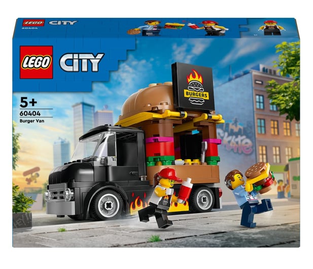 LEGO City 60404 Ciężarówka z burgerami - 1202678 - zdjęcie