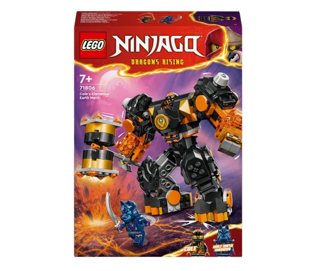 LEGO Ninjago 71806 Mech żywiołu ziemi Cole’a - 1202683 - zdjęcie