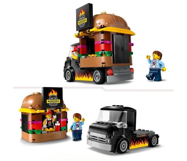 LEGO City 60404 Ciężarówka z burgerami - 1202678 - zdjęcie 4