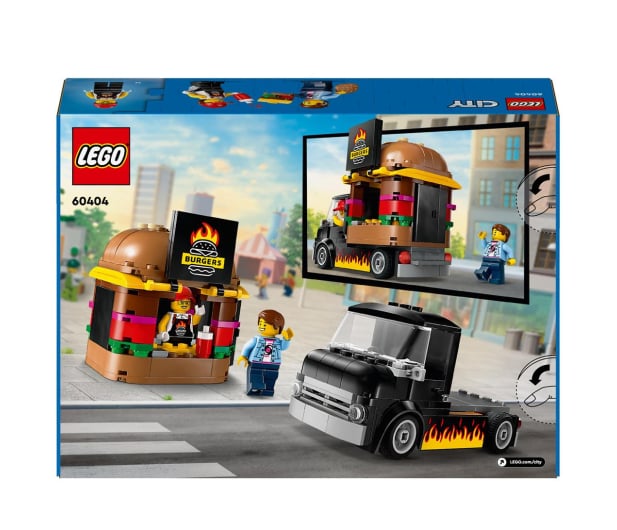 LEGO City 60404 Ciężarówka z burgerami - 1202678 - zdjęcie 8