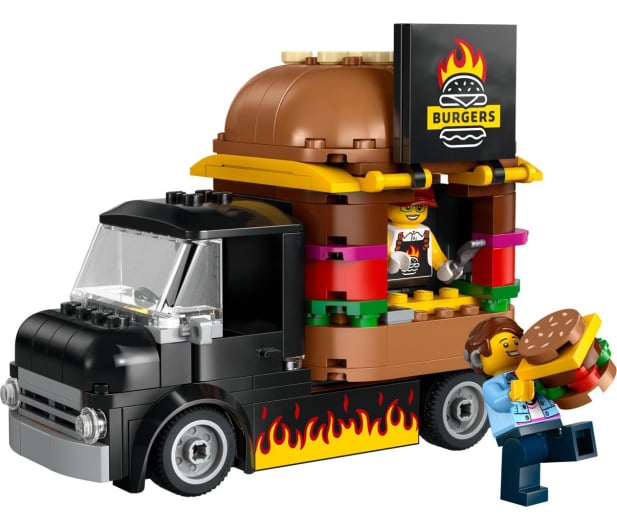 LEGO City 60404 Ciężarówka z burgerami - 1202678 - zdjęcie 3