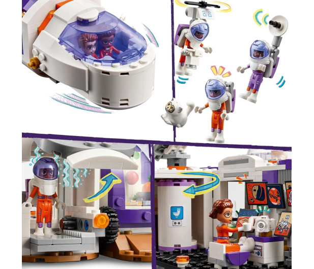 LEGO Friends 42605 Stacja kosmiczna i rakieta - 1202691 - zdjęcie 5