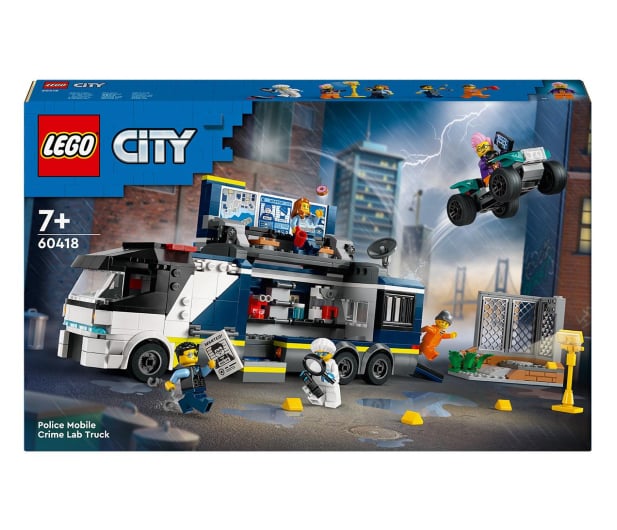 LEGO City 60418 Policyjna ciężarówka z laboratorium kryminalnym - 1203601 - zdjęcie