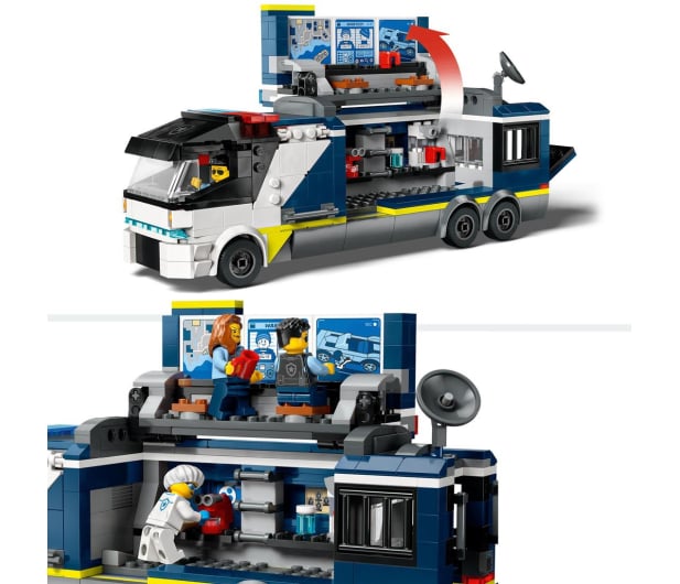 LEGO City 60418 Policyjna ciężarówka z laboratorium kryminalnym - 1203601 - zdjęcie 4