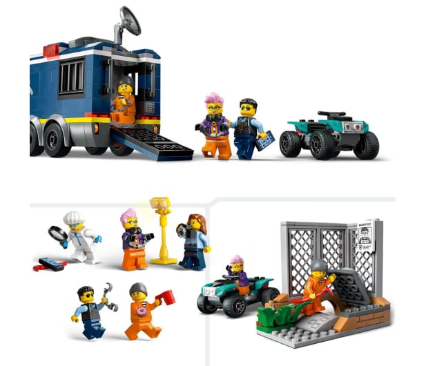 LEGO City 60418 Policyjna ciężarówka z laboratorium kryminalnym - 1203601 - zdjęcie 5