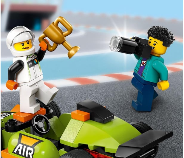 LEGO City 60399 Zielony samochód wyścigowy - 1202568 - zdjęcie 11