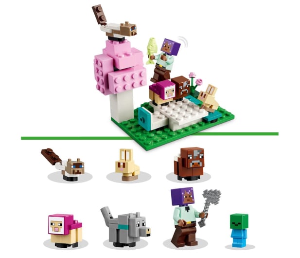 LEGO Minecraft 21253 Rezerwat zwierząt - 1202544 - zdjęcie 4