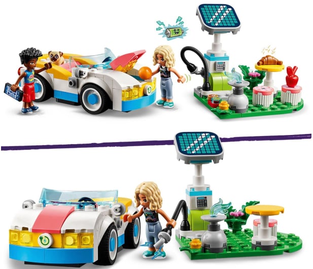 LEGO Friends 42609 Samochód elektryczny i stacja ładująca - 1202661 - zdjęcie 3