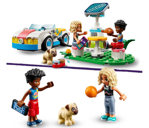 LEGO Friends 42609 Samochód elektryczny i stacja ładująca - 1202661 - zdjęcie 4