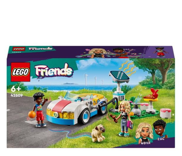 LEGO Friends 42609 Samochód elektryczny i stacja ładująca - 1202661 - zdjęcie