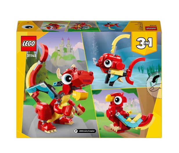 LEGO Creator 31145 Czerwony smok - 1202673 - zdjęcie 8