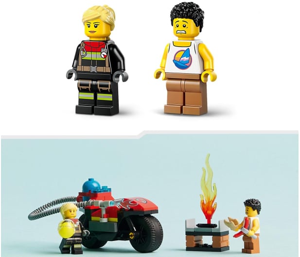 LEGO City 60410 Strażacki motocykl ratunkowy - 1202611 - zdjęcie 5