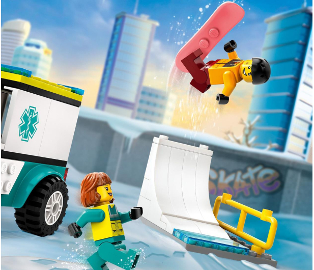 LEGO City 60403 Karetka i snowboardzista - 1202605 - zdjęcie 10