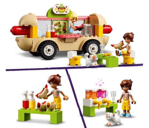 LEGO Friends 42633 Food truck z hot dogami - 1202559 - zdjęcie 3