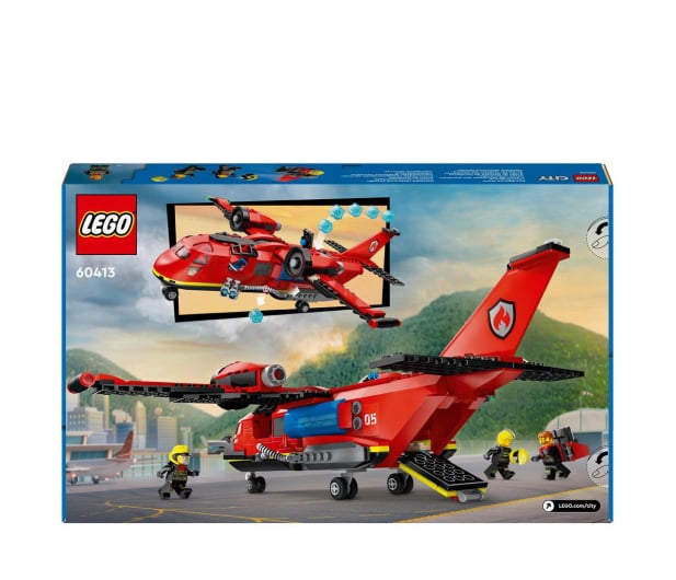 LEGO City 60413 Strażacki samolot ratunkowy - 1203368 - zdjęcie 7