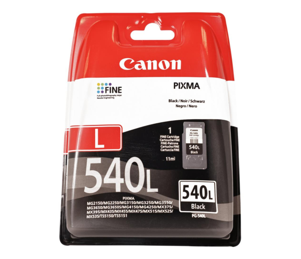 Canon PG-540L black do 300 str. - 1117549 - zdjęcie