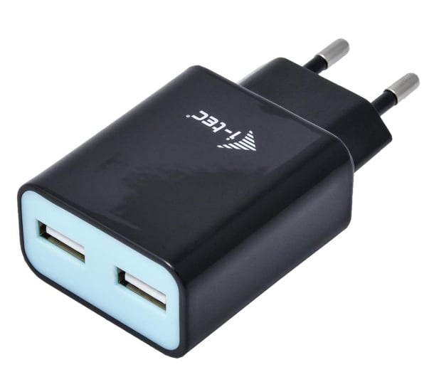 i-tec USB Power Charger 2x 2.4A Ładowarka sieciowa - Czarny - 518546 - zdjęcie