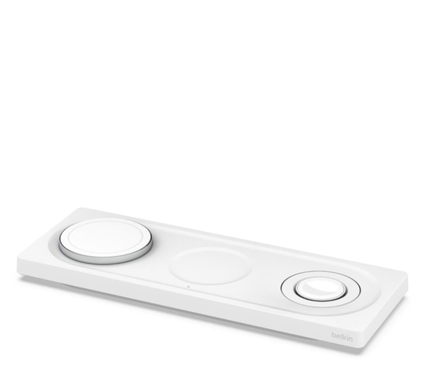 Belkin 3in1 Wireless Charging Pad (MagSafe, biały) - 734970 - zdjęcie