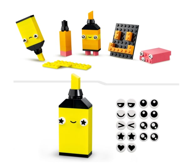 LEGO Classic 11027 Kreatywna zabawa neonowymi kolorami - 1091301 - zdjęcie 10
