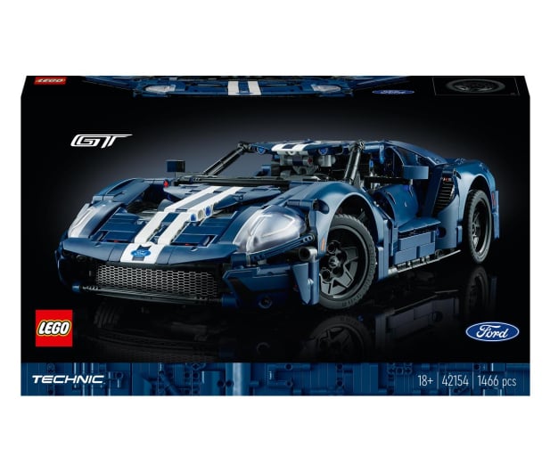 LEGO Technic 42154 Ford GT, wersja z 2022 roku - 1091323 - zdjęcie