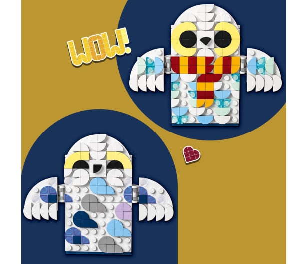 LEGO DOTS 41809 Pojemnik na długopisy w kształcie Hedwigi - 1091348 - zdjęcie 4