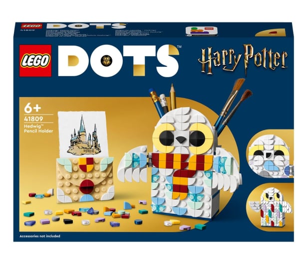 LEGO DOTS 41809 Pojemnik na długopisy w kształcie Hedwigi - 1091348 - zdjęcie