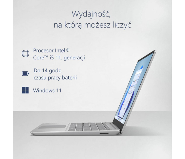 Microsoft Surface Laptop Go 2 i5/8GB/256GB PLATINUM - 1047182 - zdjęcie 10