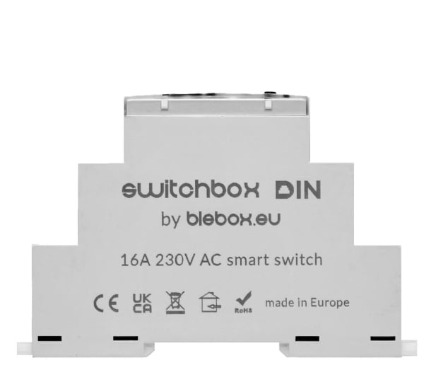 BleBox switchBox DIN - przełącznik on/off na szynę DIN - 1119311 - zdjęcie