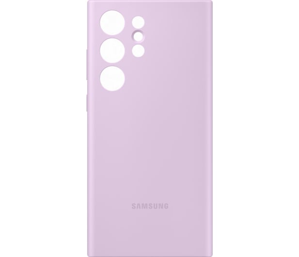 Samsung Silicone Case do Galaxy S23 Ultra lawendowe - 1110058 - zdjęcie 2