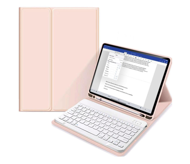 Tech-Protect SmartCase Pen do iPad (10 gen.) + keyboard pink - 1113683 - zdjęcie