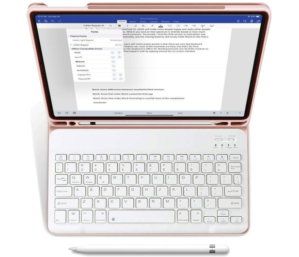 Tech-Protect SmartCase Pen do iPad (10 gen.) + keyboard pink - 1113683 - zdjęcie 3