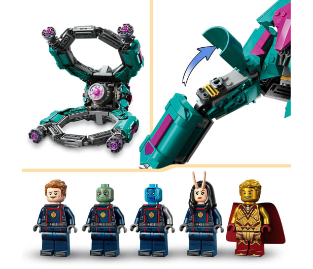 LEGO Marvel Super Heroes 76255 Nowy statek Strażników - 1091431 - zdjęcie 4