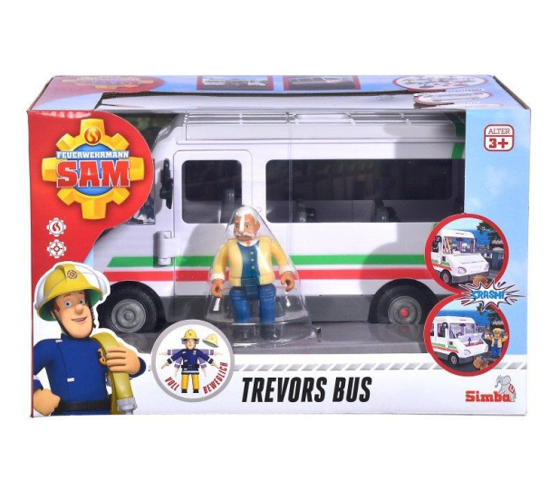 Simba Strażak Sam Autobus Trevora z figurką - 1125886 - zdjęcie 3