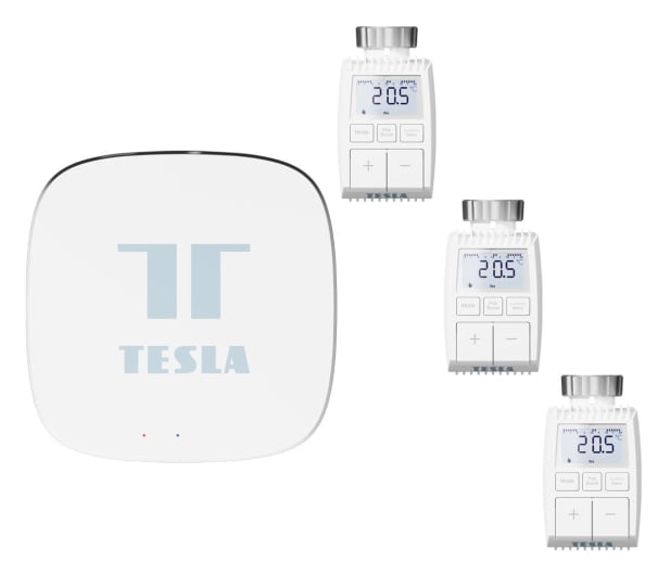 Tesla Smart Zestaw podstawowy (3 głowice + centralka) - 1124486 - zdjęcie