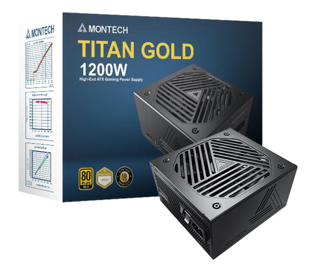 Montech TITAN 1200W 80 Plus Gold ATX 3.0 - 1126961 - zdjęcie
