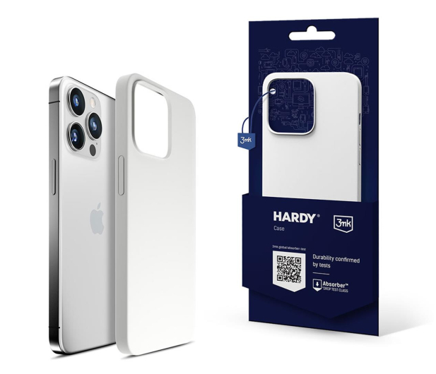 3mk Hardy Silicone MagCase do iPhone 14 Pro Max White - 1125715 - zdjęcie