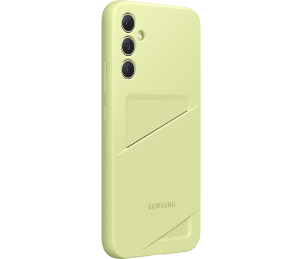 Samsung Card Slot Case do Galaxy A14 limonkowe - 1127970 - zdjęcie 2