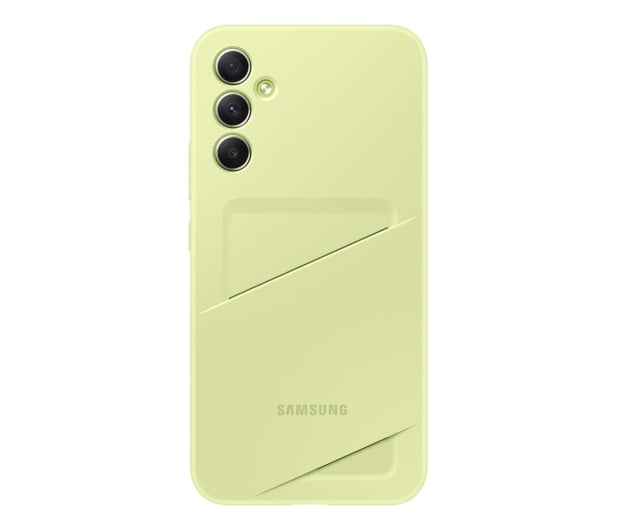 Samsung Card Slot Case do Galaxy A14 limonkowe - 1127970 - zdjęcie