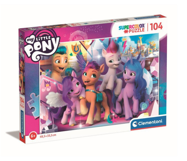 Clementoni Supercolor My Little Pony 104 elementy 25731 - 1128810 - zdjęcie