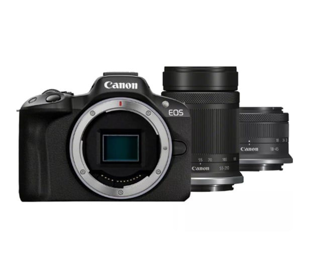 Canon EOS R50 + RF-S 18-45mm IS STM + RF-S 55-210mm IS STM - 1129837 - zdjęcie